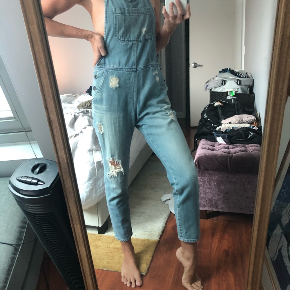 ANTHRO DENIM OVERALLS